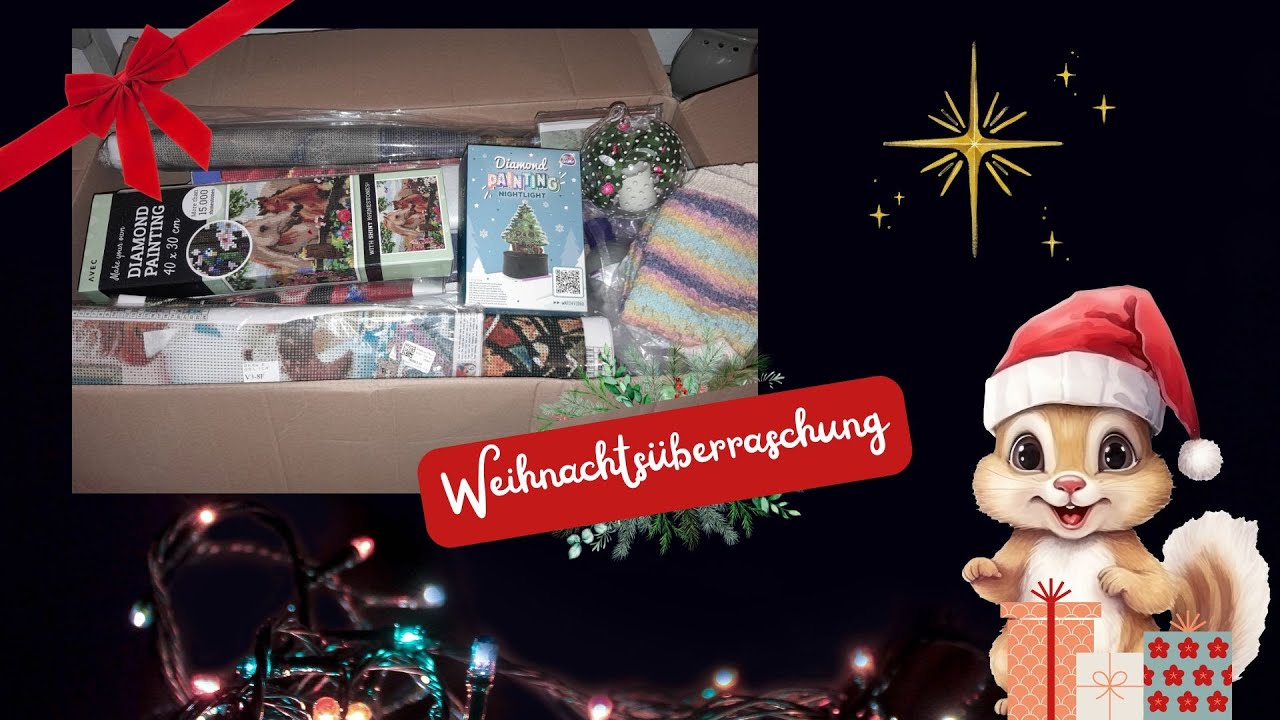 DIAMOND PAINTING | Weihnachtspost von Lieben Zuschauern 🎄🎁❤️