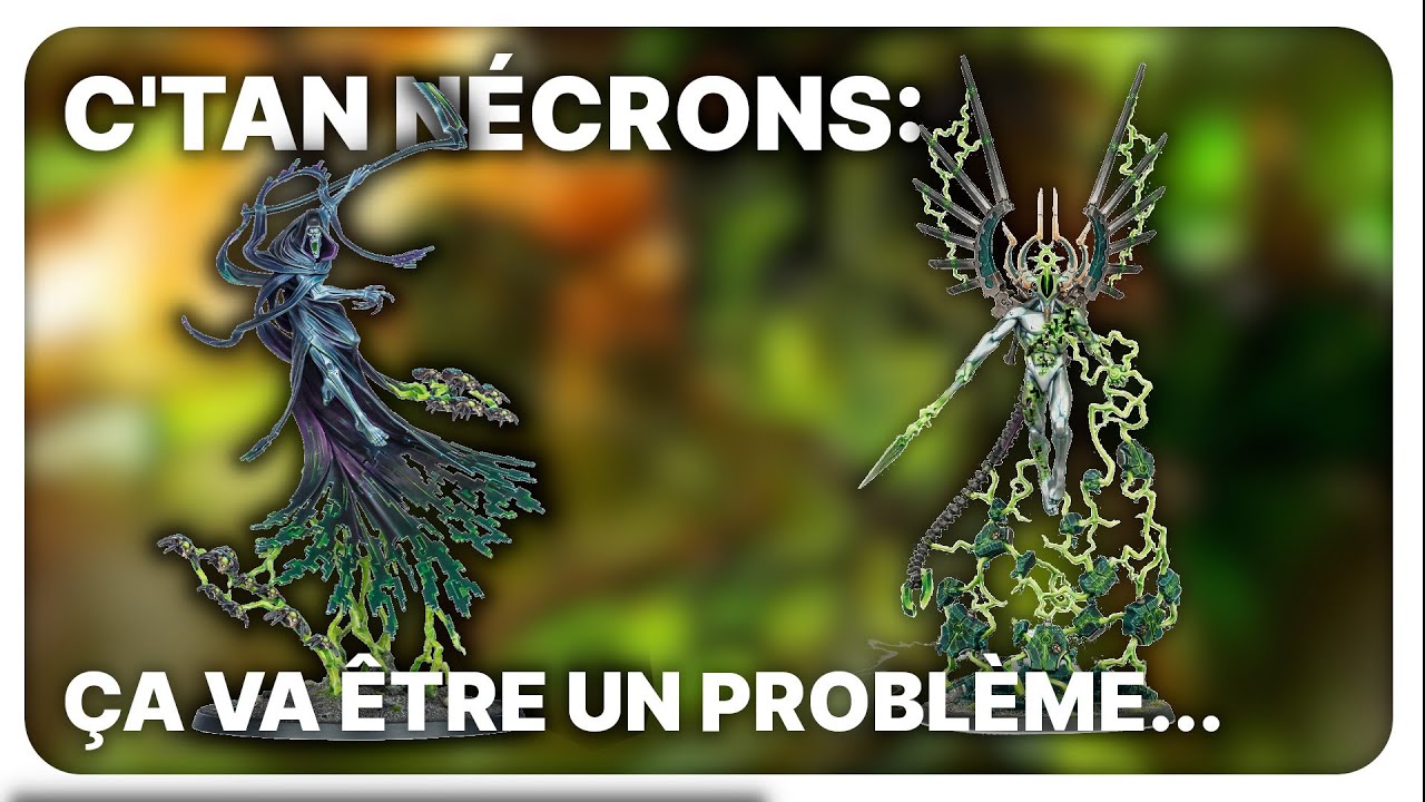 Cool pour les joueurs Nécrons, mais pas vraiment équilibré! Le problème des C'Tan