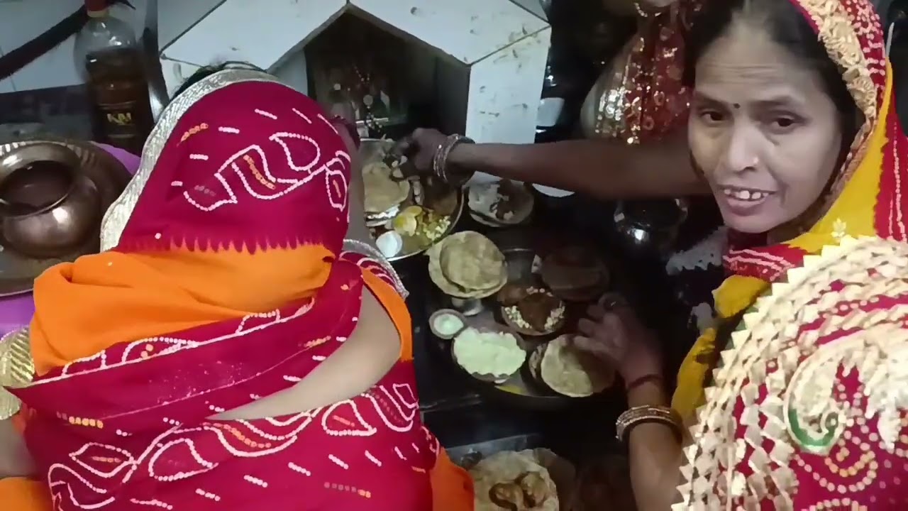 Basedha poojan kiya 