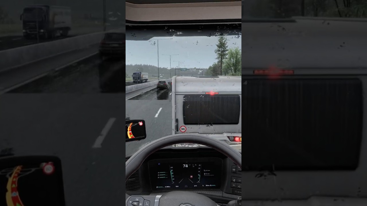 Oops&hellip; Too Late to Brake!  ETS2😬#ets2 #ets2gameplay# #eurotrucksimulator2#accident #shorts
