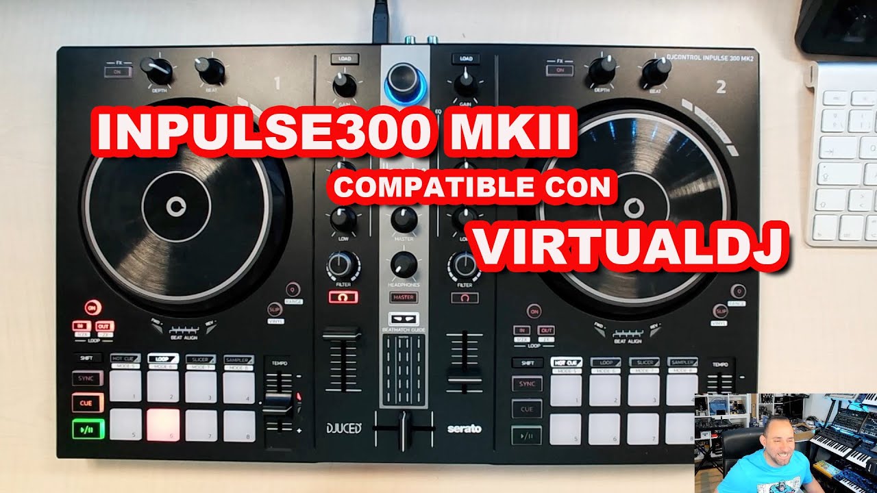 HERCULES DJCONTROL INPULSE300 COMPATIBLE CON VIRTUALDJ🤩 (PRUEBAS Y REVIEWS) EN ESPAÑOL
