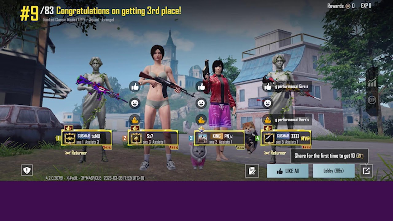 ULTIMATE ROYAL | Top 100 Rank push PUBGM