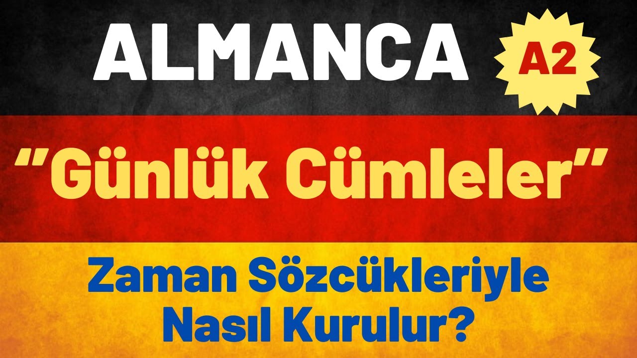 Ders 24 Almanca A2/ #deutschkurs #deutschlernen #deutsch #almancaöğreniyorum #almancaöğren
