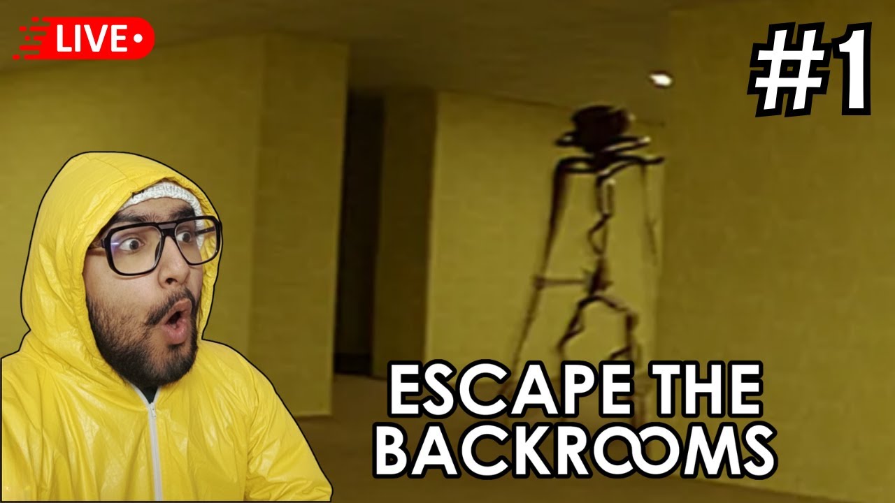 Escaping the backrooms! Escape the Backrooms LIVE! [1] 🔴 live with @DHILLON_SAAB_22_GAMING
