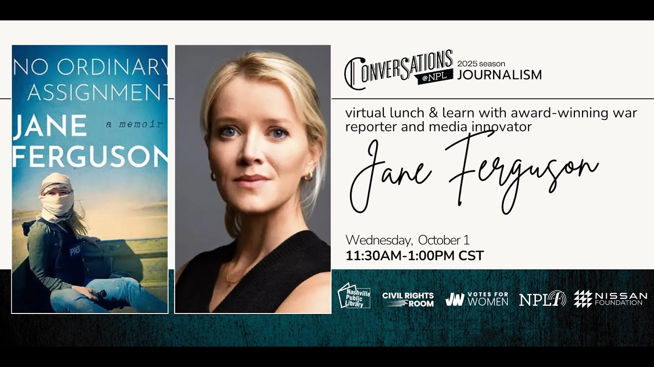 Conversations@NPL: Virtual Lunch & Learn with Jane Ferguson