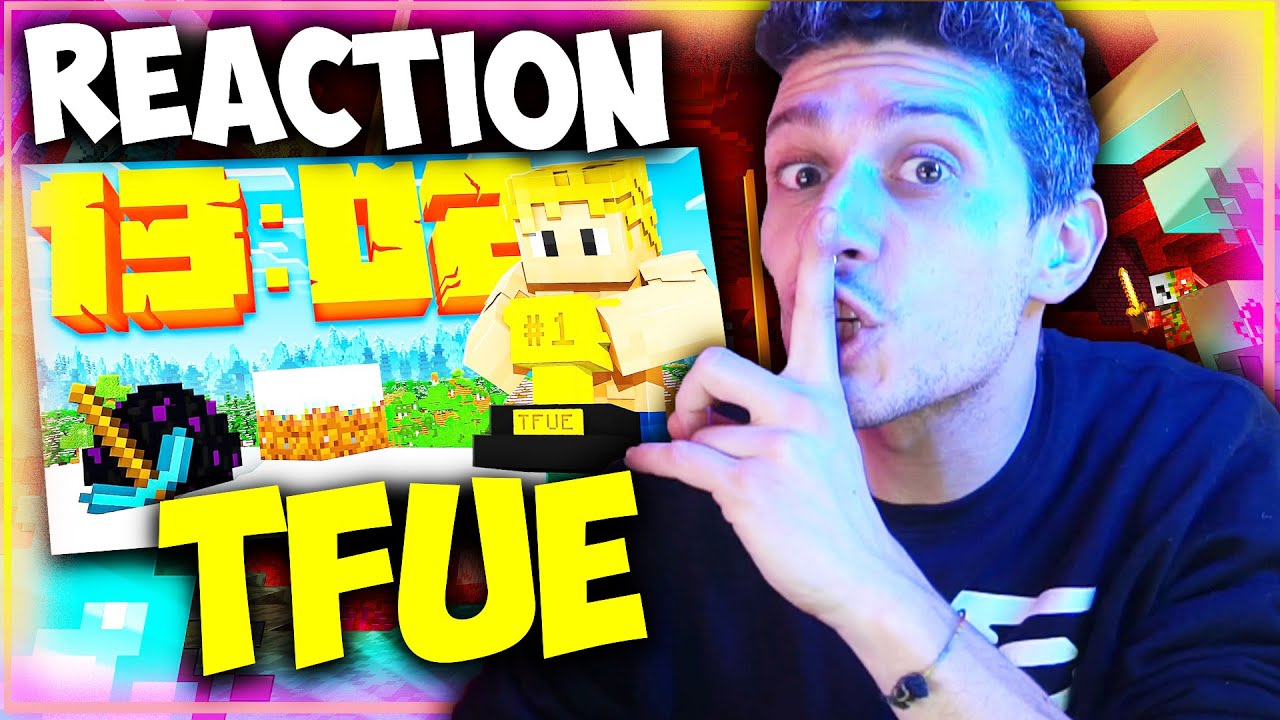 REACTION: TFUE FINISCE MINECRAFT IN 13 MINUTI !! (suo NUOVO RECORD)