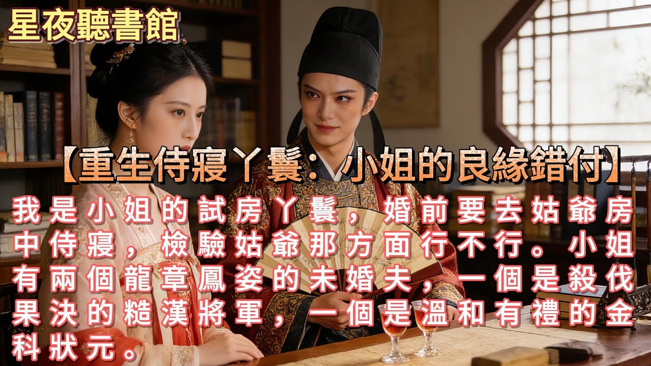 《重生侍寝丫鬟：小姐的良缘错付》我是小姐的試房丫鬟，婚前要去姑爺房中侍寢，檢驗姑爺那方面行不行。#小說 #重生故事 #爽文#婆媳 #家庭 #情感故事 #為人處世 #婚姻 #故事 #情感 #出軌 #生活