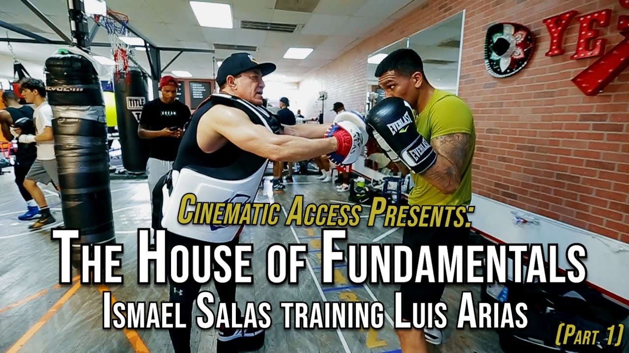 Ismael Salas (Coach of Yodenis Ugas) teaches Cuba Arias the proper fundamentals!