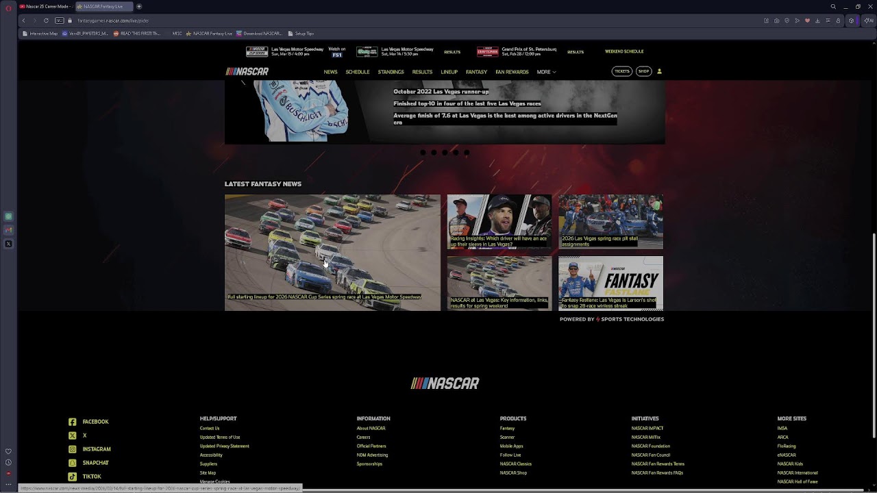 NASCAR 25 - CAREER MODE - SEASON 1  RACE 6 - MICHIGAN