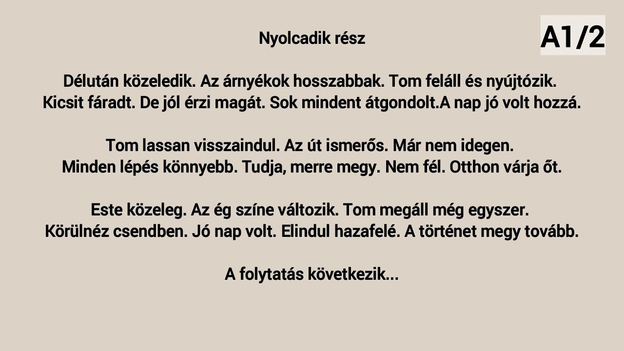 Easy Hungarian Story – Tom Sawyer-008  (HU/EN subtitles)  (A1–A2)