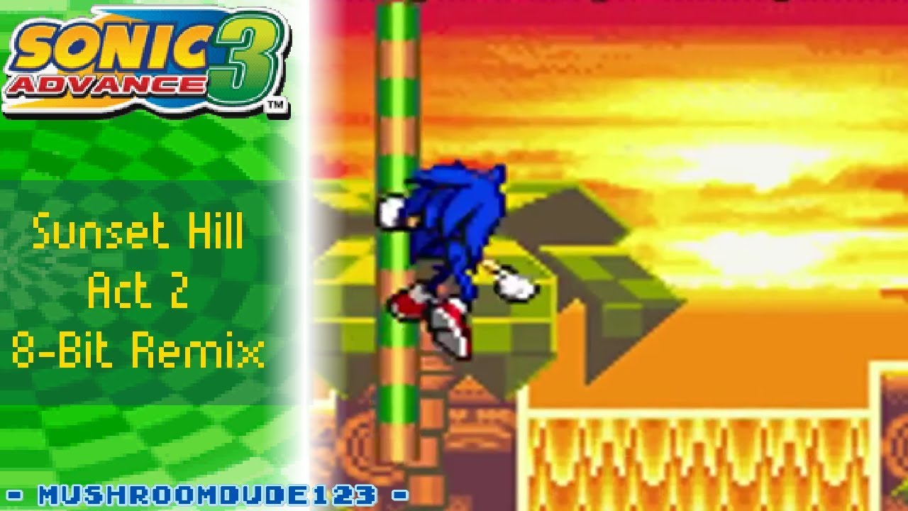 Sunset Hill Act 2 8-Bit Remix - Sonic Advance 3