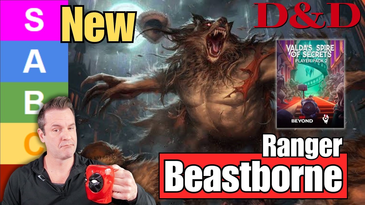 D&D 5.5e: New Beastborne Ranger Subclass - Valda's Spire of Secrets