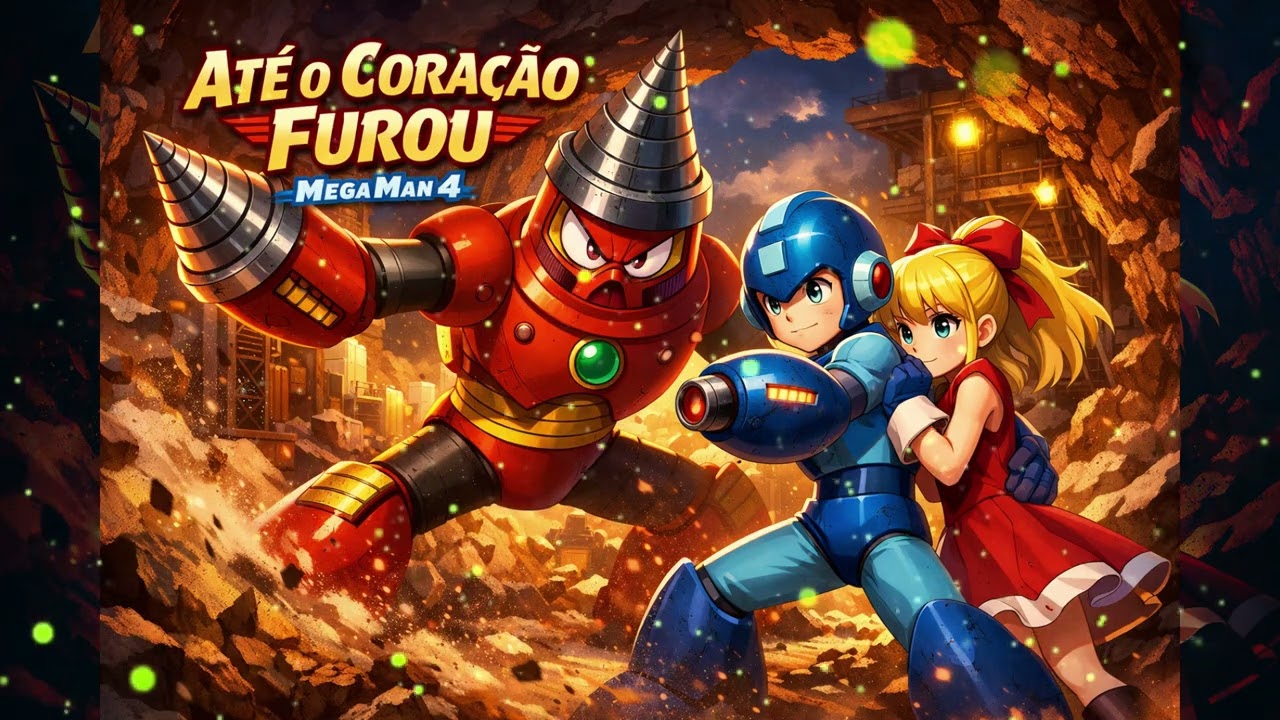 ATÉ O CORAÇÃO FUROU - MEGAMAN 4 DRILL MAN - FORRÓ TRIBUTE