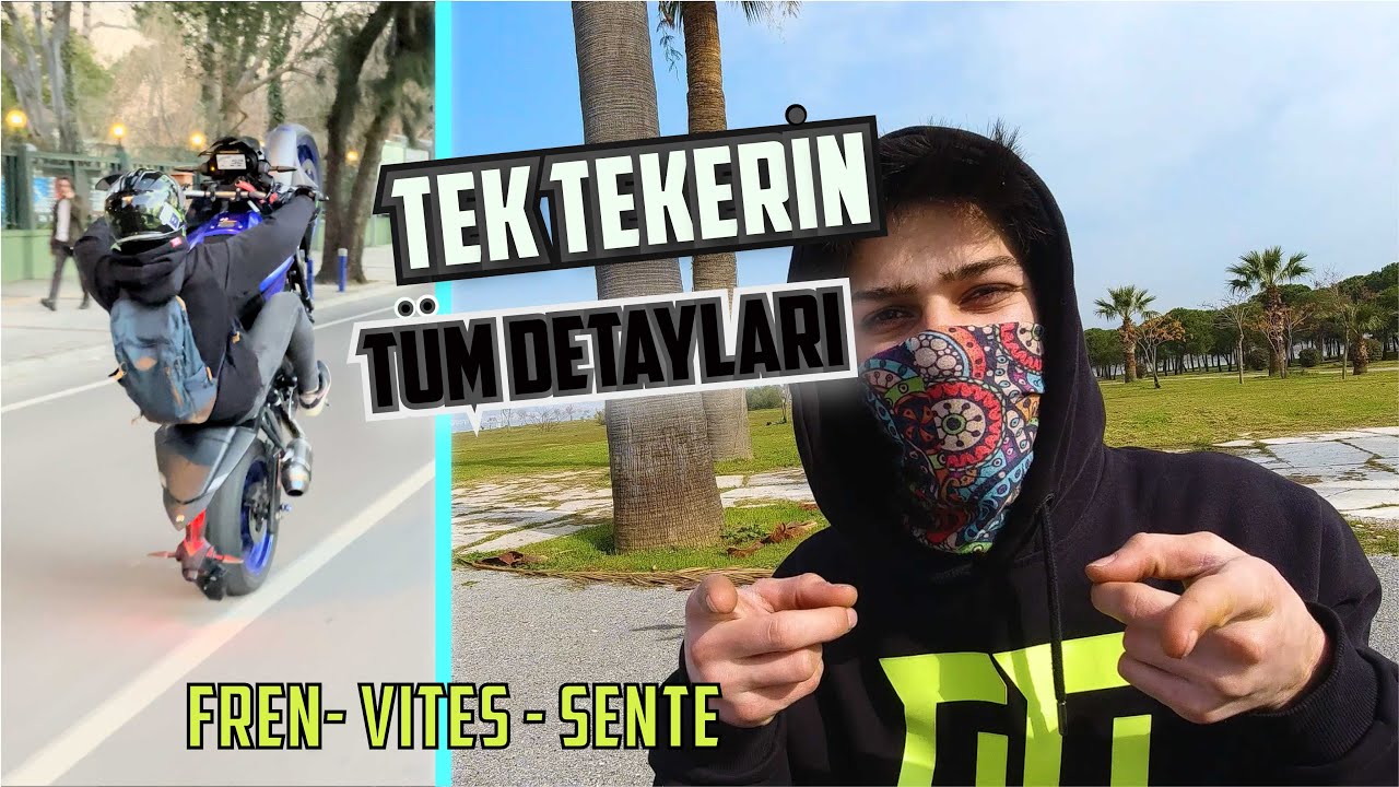 TEK TEKERİN TÜM SIRLARI - Tekerde vites atmak, Arka fren kullanımı , TEKER NASIL YAPILIR