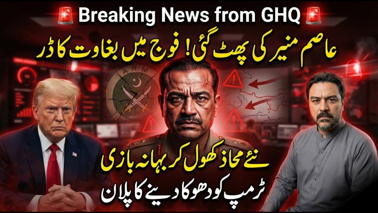 Breaking News from GHQ | Fouj Mei Baghawat ka Khatra | Deceiver's Plan: Dump Trump & Open New Fronts