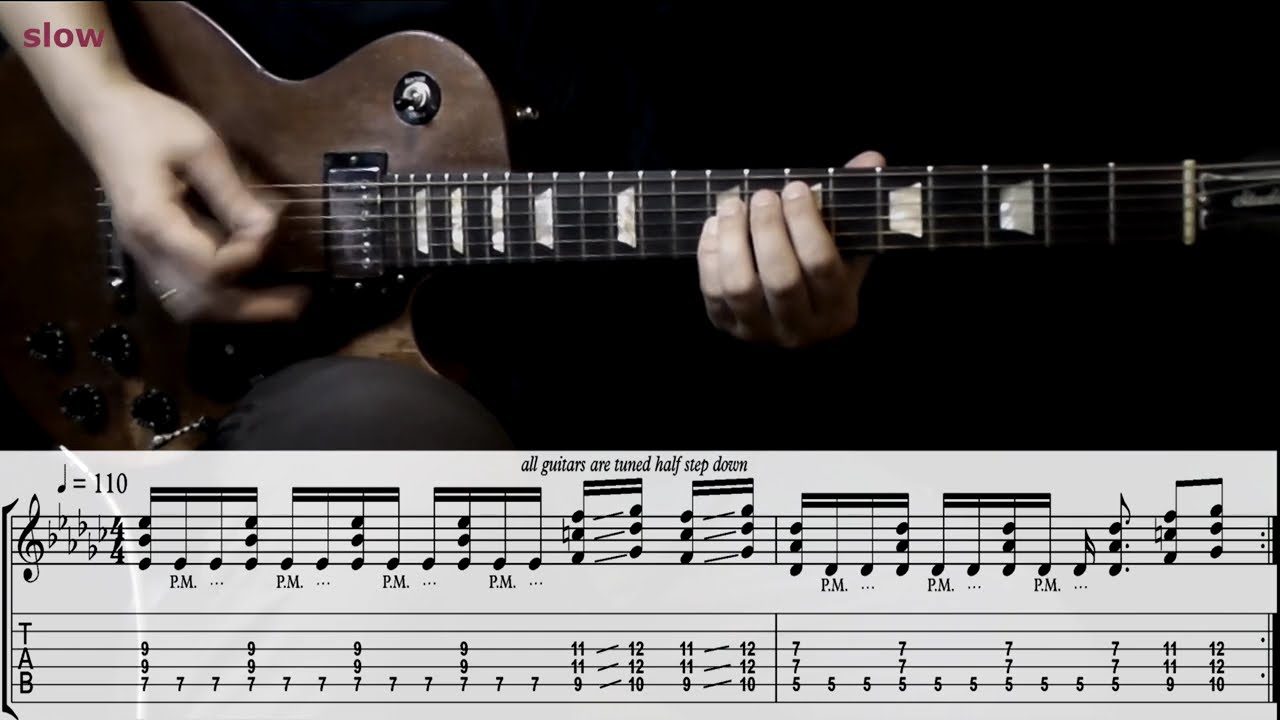 Saxon Princess of the Night  | guitar Riff Tutorial + TAB