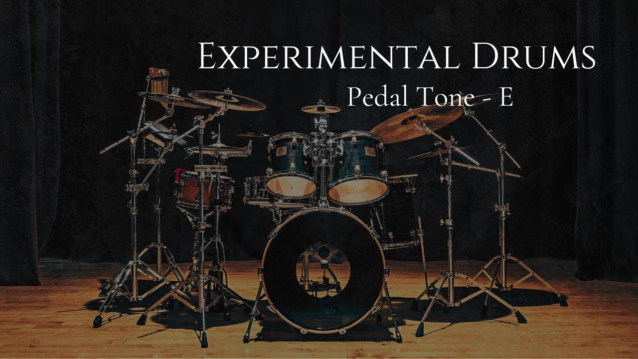 Guitar Backing Track  -  Experimental Drums No. 5  -  E  -  Pedal Tone  -  4/4  -  88 Bpm