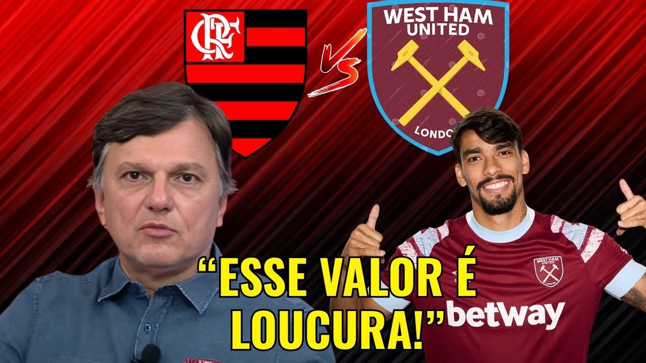 🚨FLAMENGO HOJE: WESTHAM QUER MAIS DINHEIRO POR PAQUETÁ!
