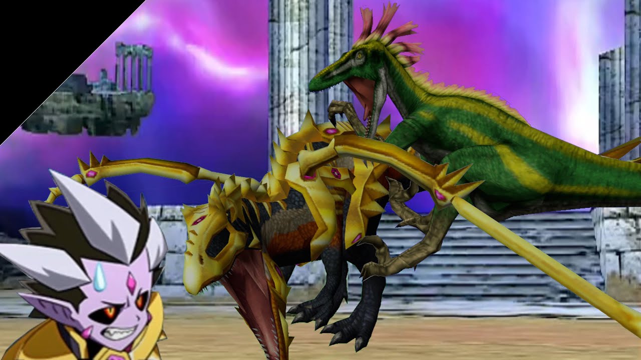 Dinosaur King Awakened INSANE Goma Boss Battle w Megaraptor (恐竜王の覚醒)