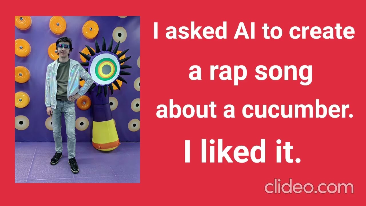 I asked AI to create a rap song about a cucumber. I liked it.