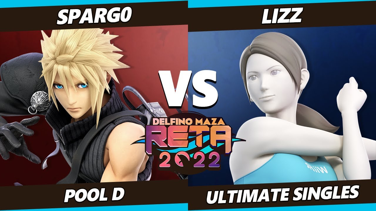 RETA 2022 - Spargo (Cloud) Vs. Lizz (Wii Fit Trainer) SSBU Ultimate Tournament
