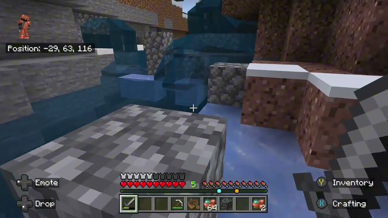 I went mining in mincraft
