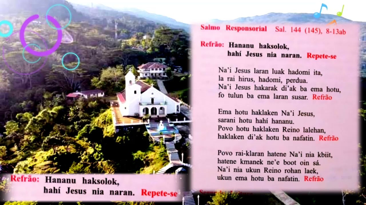 Salmo 5⁰ Domingo Páscoa ||Hananu haksolok • Fr.Jhon,CMM