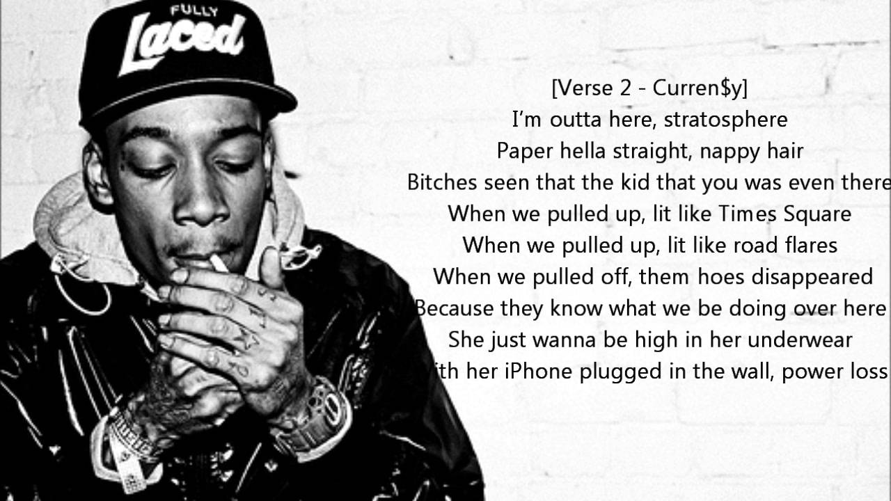 Wiz Khalifa - Weed Brownies (ft. Curren$y & Big Sean) [LYRICS ON SCREEN]