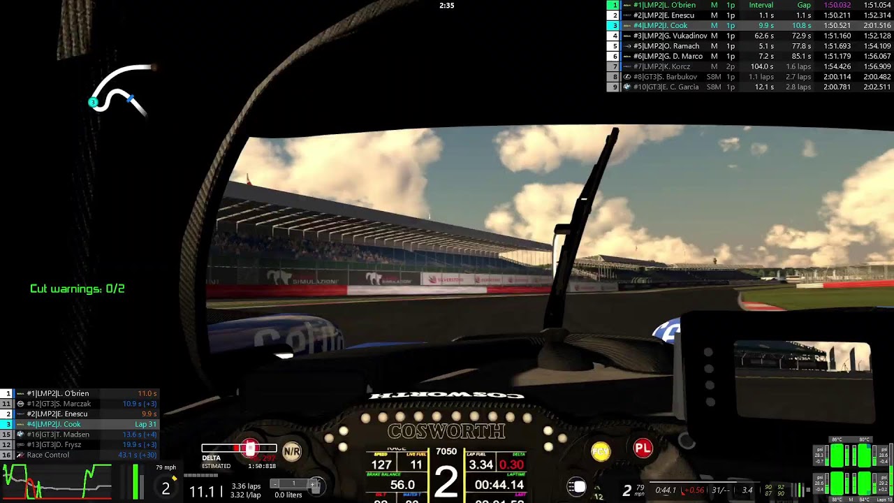 Assetto Corsa - LMP2/GT3 - Silverstone 1H