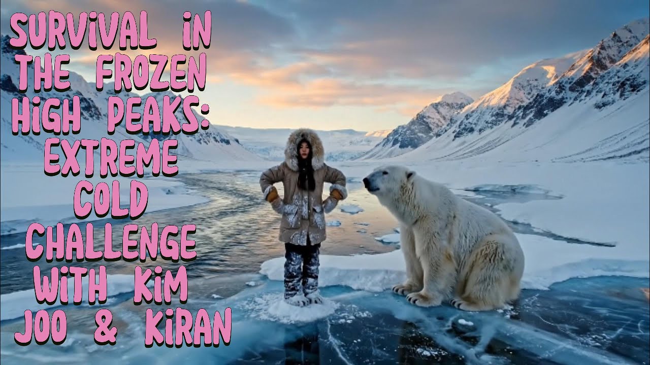 Extreme Cold Survival with My Polar Bear! ❄️ Solo Camping in -50°C Frozen Mountains | Kirin Frozen
