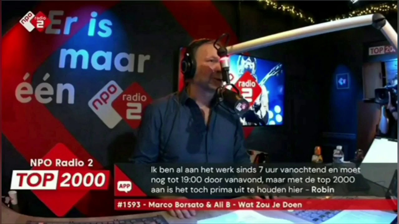 Rob Stenders kapt Marco Borsato af - Top 2000 2019