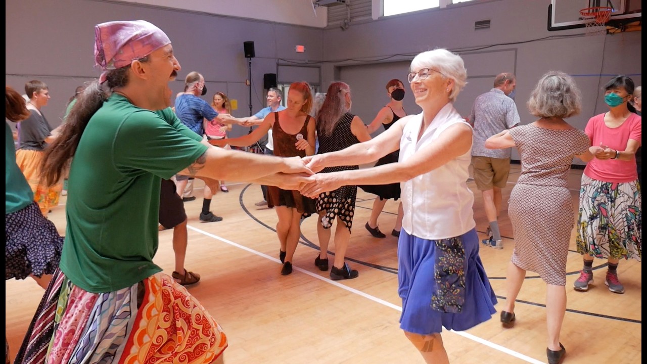 Balance the Bay 2024 - Role swapping Contra Dancing to Riptide and the calling of Maia McCormick