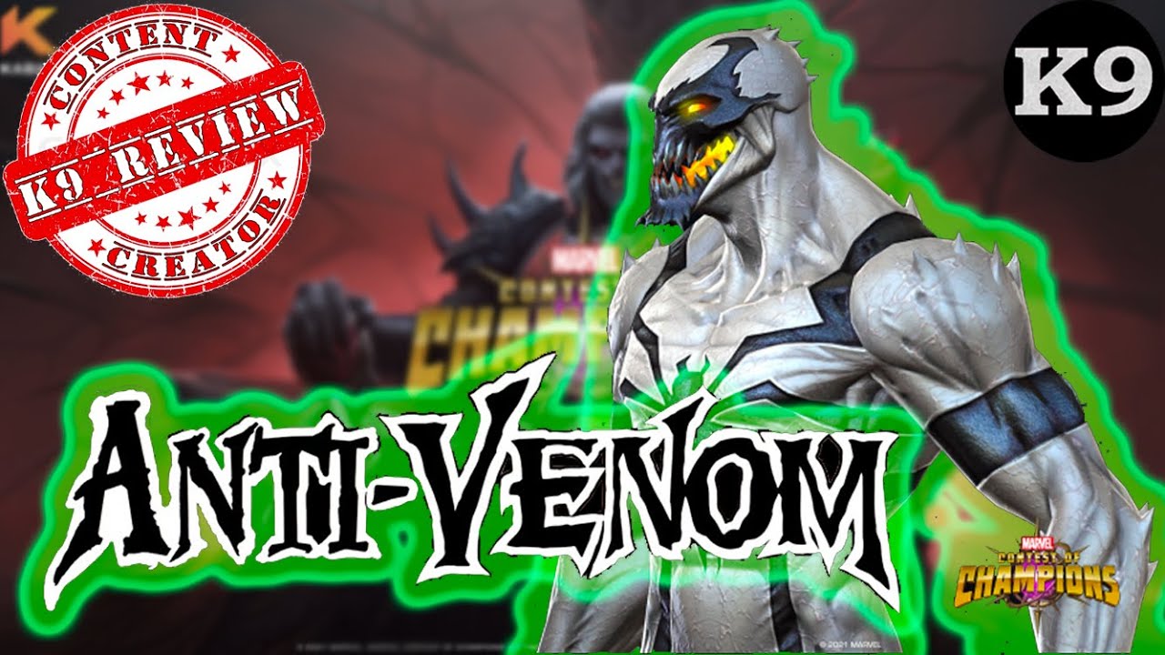K9 Review: Anti Venom - Habilidades e Gameplay - Marvel Torneio de Campeões | Contest of Champions