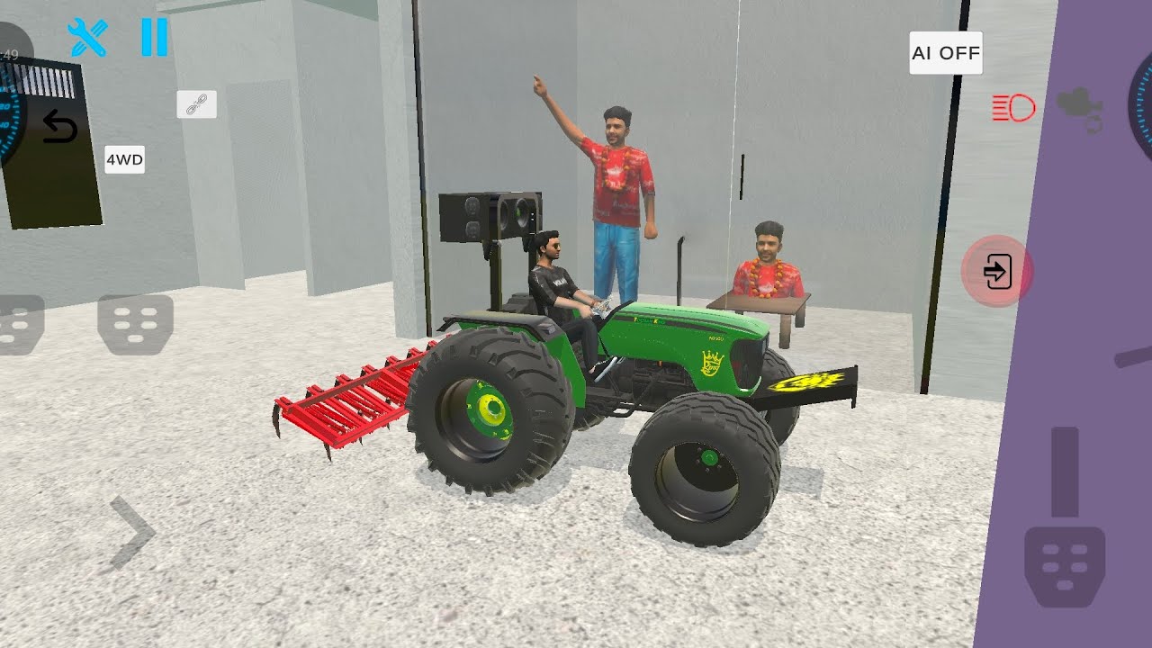 Tochan king Nishu deshwal murti indian desi simulator 3d tractor wala game video is 