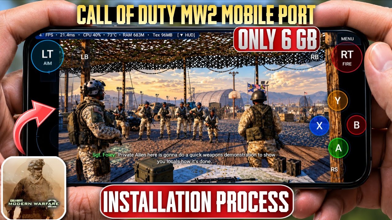 Call of Duty Modern Warfare 2 (2009) Mobile Port | Геймплей на Android и гайд по установке 🔥