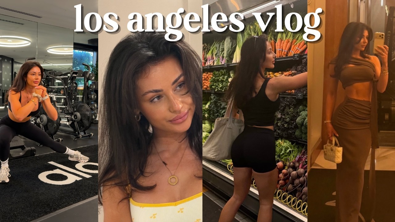LOS ANGELES VLOG | Alo gym, Lakers Game, Erewhon, Healthy Food, Hollywood Hike