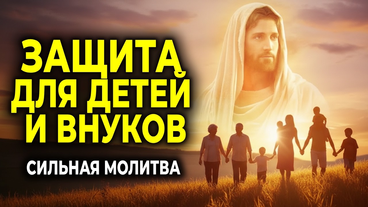 МОЛИТВА ЗА ДЕТЕЙ И ВНУКОВ: пусть Бог хранит и защищает их