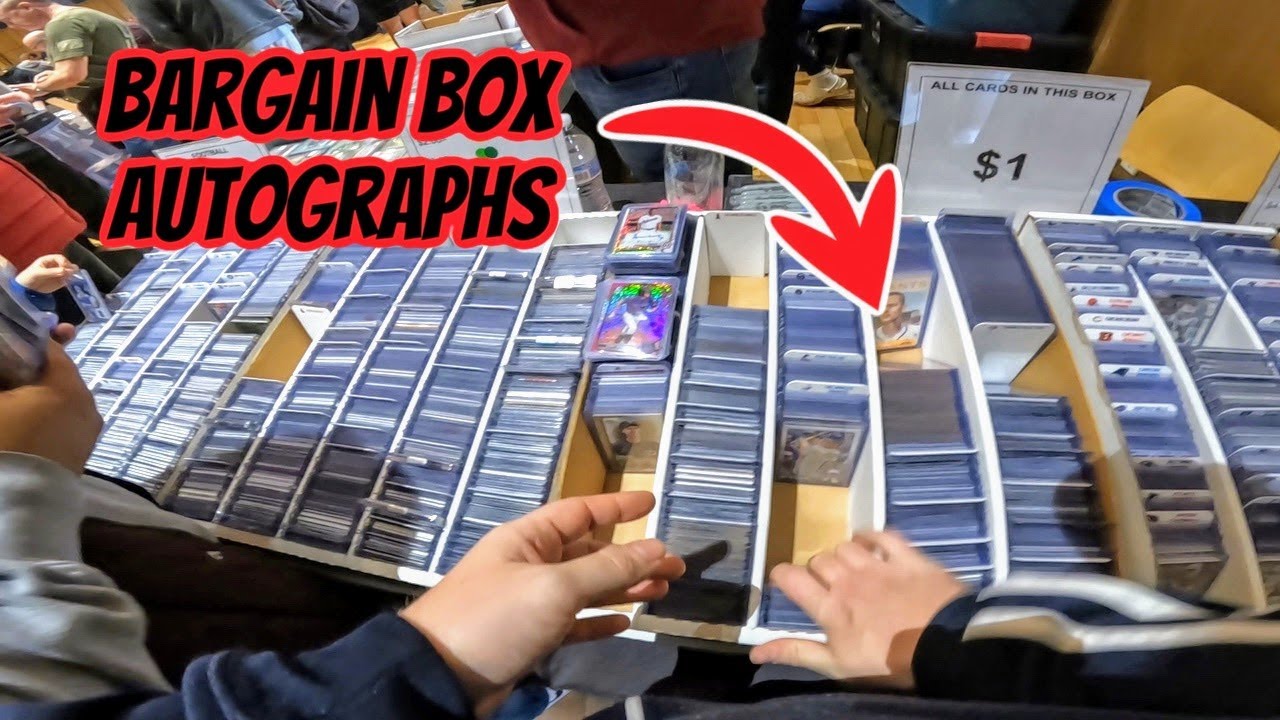 Mid Atlantic Sports Card Show BARGAIN BOX Shopping