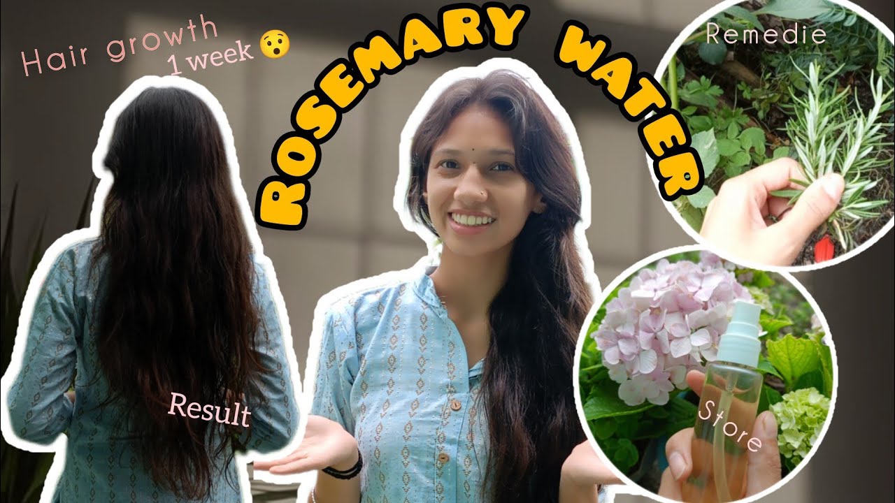 ||Rosemary water for hair growth 😯😱|| hair fall control ✨🫶🏻