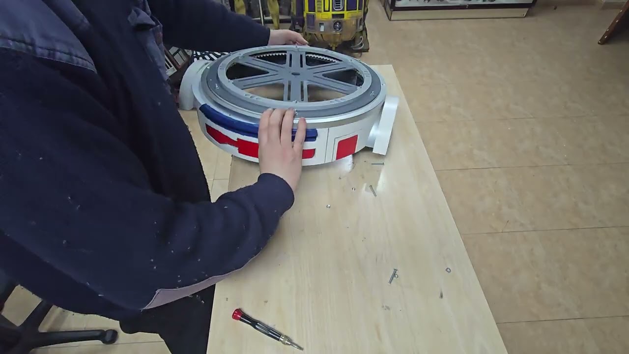 Astromech Lazy susan instalación mk3/mk4 body