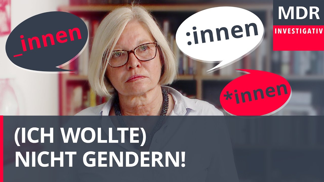 (Ich wollte) NICHT GENDERN!