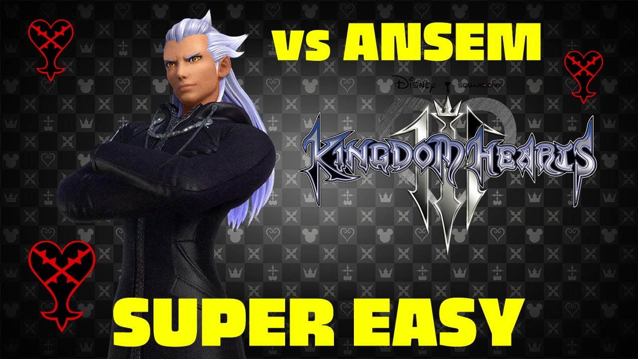 КАК ЛЕГКО ПОБЕДИТЬ ДАТУ АНСЕМА!!! РУКОВОДСТВО ПО БИТВАМ И СТРАТЕГИИ DLC ДЛЯ KINGDOM HEARTS 3