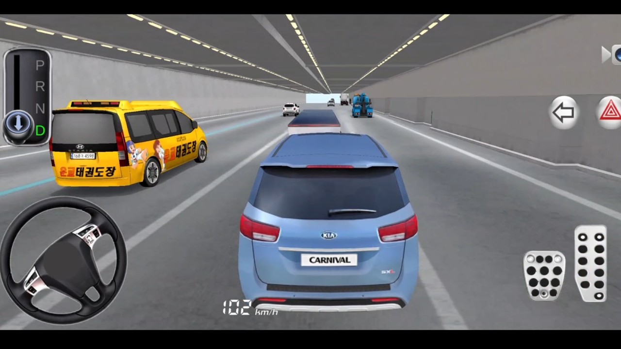 New KIA Carnival Car in Secret Tunnel 3d Driving Class Game play video | Car Game #gameplay #cargame