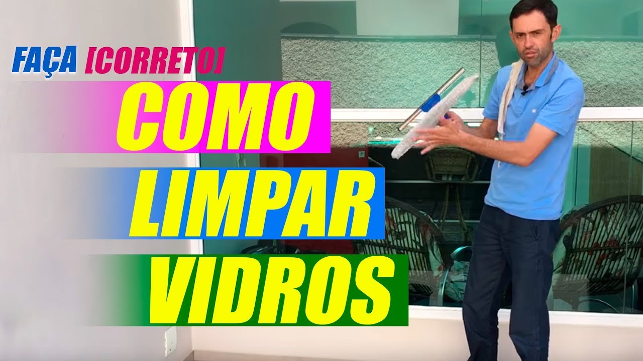 Como limpar Vidros