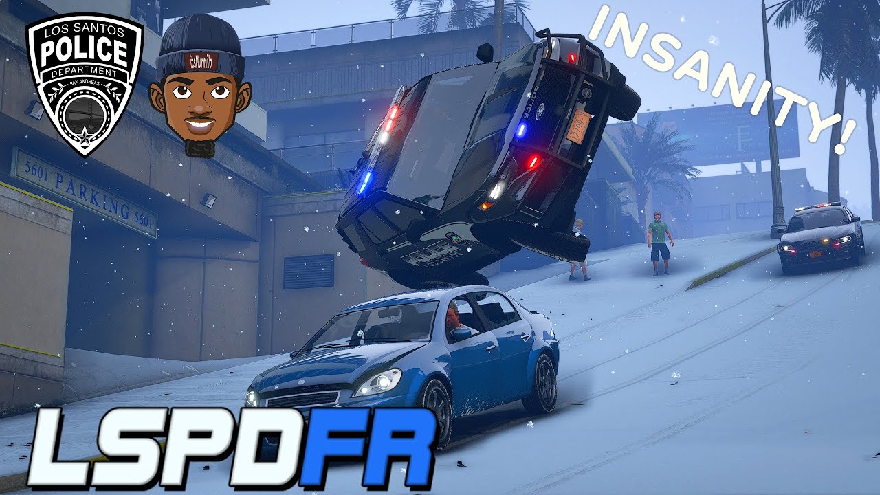 OFFICER TOP STRIKES A CIVILIAN CAR – LSPDFR GAMEPLAY – GRAND THEFT AUTO V
