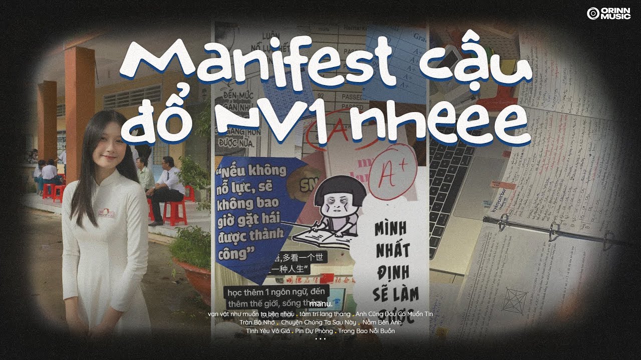 Manifest cho cậu và mình đều đỗ nguyện vọng 1 nheee | 1 tuần đếm ngược | Playlist GenZ CHILL Ôn Thi