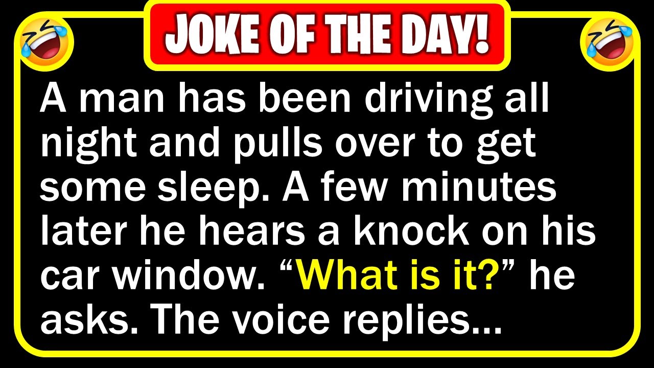 🤣 BEST JOKE OF THE DAY! - After driving throughout the night, a man decides to...| Funny Clean Jokes