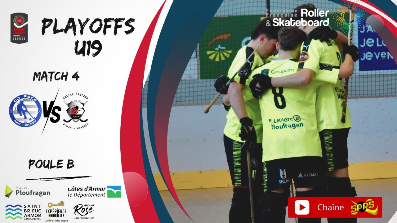 Rink-Hockey / Playoffs U19 Ouest / CO Pacé 6-3 RS Gujan Mestras