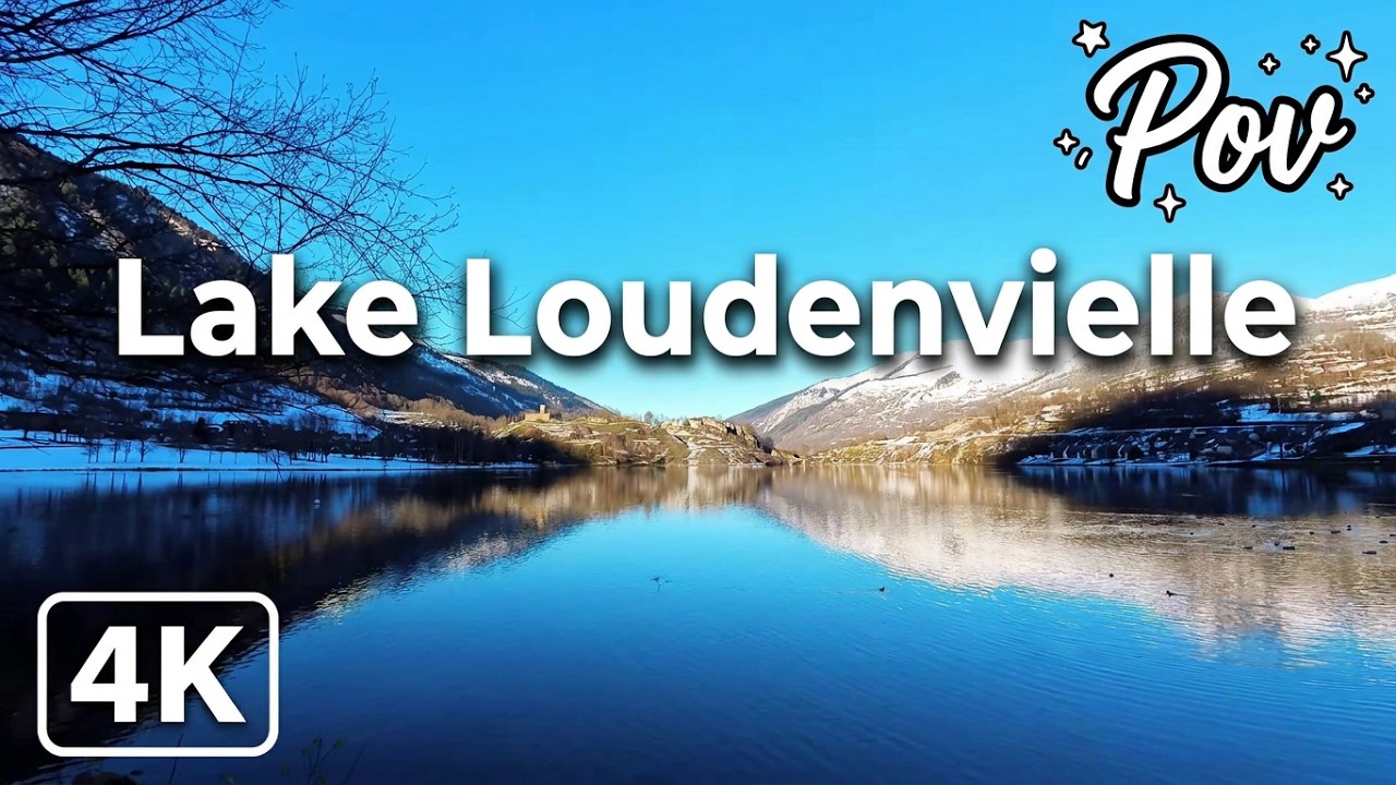🏔️ Winter Walk Around Lake Loudenvielle | Pyrenees Magic ❄️