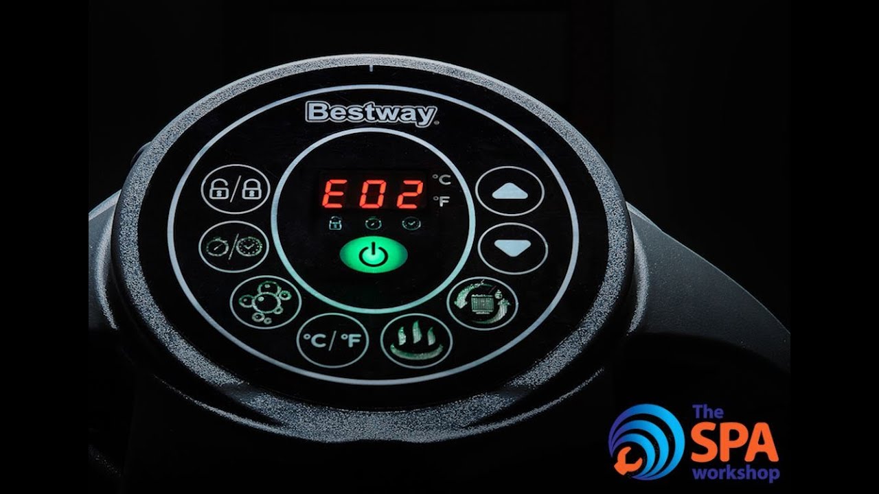 How to fix an E02 - Bestway Lay-Z-Spa and Coleman Saluspa - AirJet and HydroJet pumps
